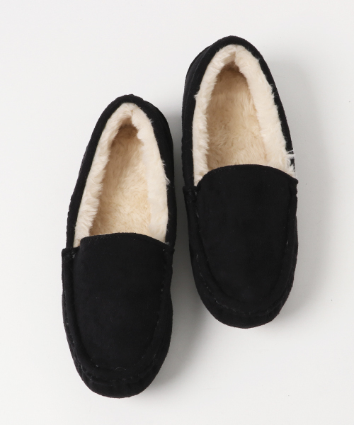 KOBE LETTUCE（コウベレタス）の「ふわもこエコファーが気持ちいい♪[無地/レオパード柄]フェイクムートンローファー/フラットシューズ/レディース[H526]/神戸レタス（モカシン/デッキシューズ・レディース・ライトピンク/その他/ブラック/グレー/キャメル/ブルー系その他/ライトグレー/ベージュ/ワイン/その他1/ピンク/ダークブラウン/マスタード・LL/S/L/M）」の14枚目の写真