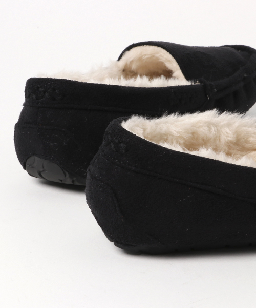 KOBE LETTUCE（コウベレタス）の「ふわもこエコファーが気持ちいい♪[無地/レオパード柄]フェイクムートンローファー/フラットシューズ/レディース[H526]/神戸レタス（モカシン/デッキシューズ・レディース・ライトピンク/その他/ブラック/グレー/キャメル/ブルー系その他/ライトグレー/ベージュ/ワイン/その他1/ピンク/ダークブラウン/マスタード・LL/S/L/M）」の16枚目の写真