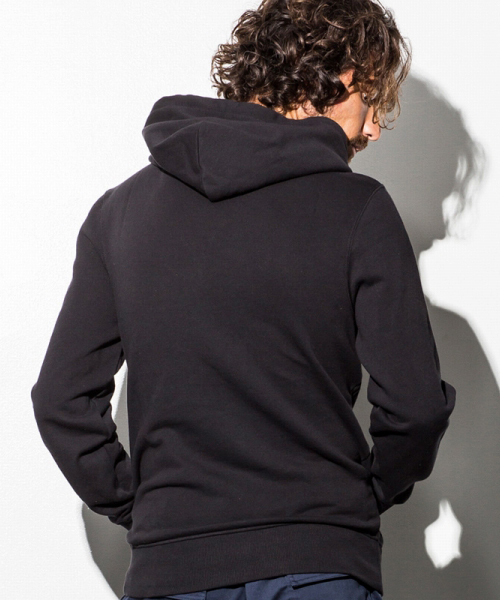 NUMBER (N)INE DENIM（ナンバーナインデニム）の「NUMBER (N)INE DENIM(ナンバーナインデニム)デニムロゴエンボスプルオーバーパーカ（パーカー・メンズ・ホワイト/ブラック/グレー・SMALL/MEDIUM/LARGE/X-LARGE）」の12枚目の写真