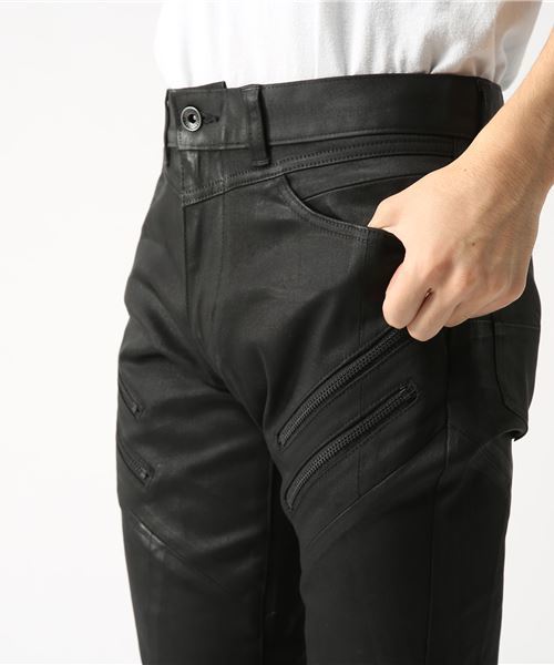 SCHLUSSEL（シュリセル）の「ｼｰﾑｶｯﾄｺｰﾃｨﾝｸﾞﾊﾟﾝﾂ（デニムパンツ
