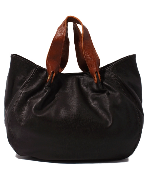 NANO universe(ナノユニバース)の「LN/ポーチ付Mini Tote Bag(トートバッグ・レディース・ブラック/キャメル/ダークブラウン・FREE)」の5枚目の写真