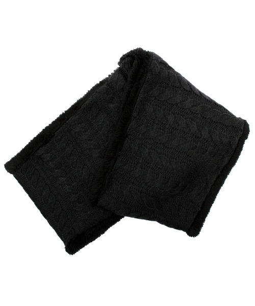 8(eight)(エイト)の「ケーブルニット スヌード ネックウォーマー(ネックウォーマー/スヌード・メンズ・チャコールグレー/ブラック/ベージュ/ミックスグレー/ブルー/ブラックミックス/ワイン・FREE)」の4枚目の写真