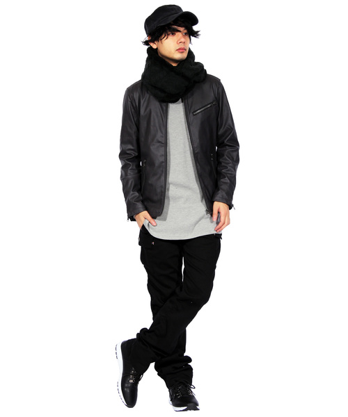 8(eight)(エイト)の「ケーブルニット スヌード ネックウォーマー(ネックウォーマー/スヌード・メンズ・チャコールグレー/ブラック/ベージュ/ミックスグレー/ブルー/ブラックミックス/ワイン・FREE)」の18枚目の写真