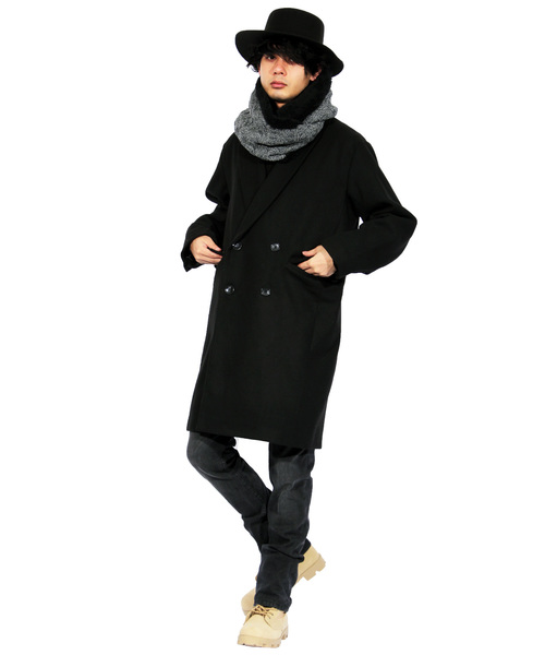 8(eight)(エイト)の「ケーブルニット スヌード ネックウォーマー(ネックウォーマー/スヌード・メンズ・チャコールグレー/ブラック/ベージュ/ミックスグレー/ブルー/ブラックミックス/ワイン・FREE)」の8枚目の写真