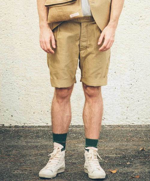 GYPSY&SONS(ジプシーアンドサンズ)の「GURKA HALF PANTS グルカハーフパンツ(パンツ)」|ベージュ