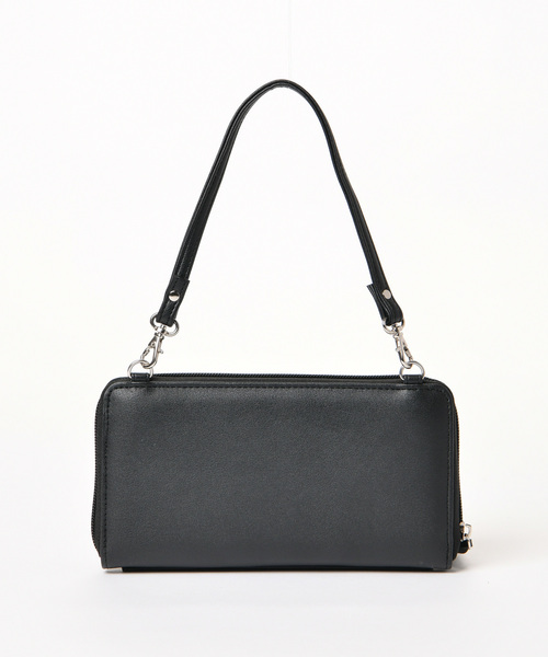 CIAOPANIC TYPY（チャオパニックティピー）の「プチスタッズお財布ショルダー（ショルダーバッグ・レディース・ブラック/キャメル・FREE）」の8枚目の写真