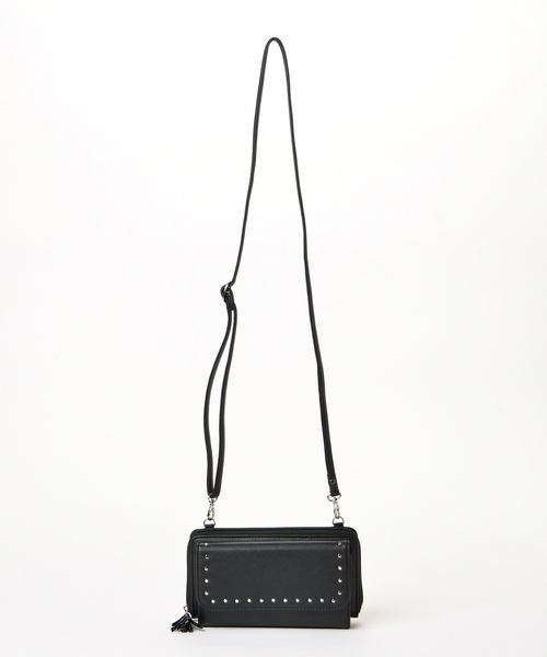 CIAOPANIC TYPY（チャオパニックティピー）の「プチスタッズお財布ショルダー（ショルダーバッグ・レディース・ブラック/キャメル・FREE）」の12枚目の写真