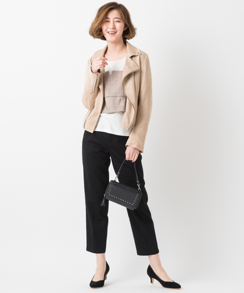 CIAOPANIC TYPY（チャオパニックティピー）の「プチスタッズお財布ショルダー（ショルダーバッグ・レディース・ブラック/キャメル・FREE）」の11枚目の写真