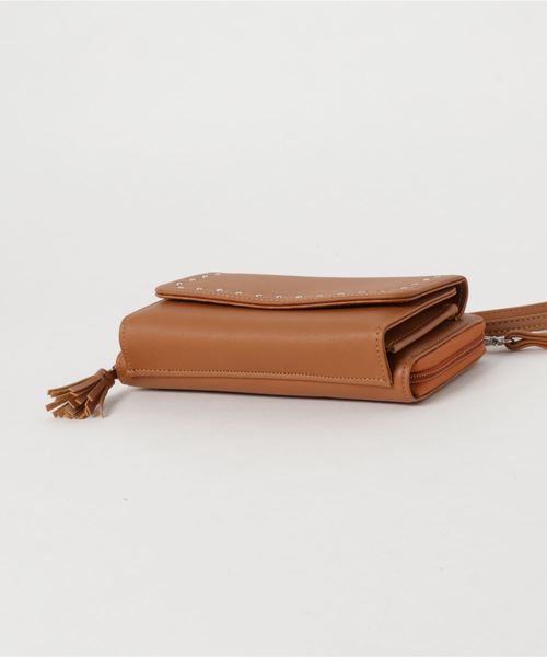 CIAOPANIC TYPY（チャオパニックティピー）の「プチスタッズお財布ショルダー（ショルダーバッグ・レディース・ブラック/キャメル・FREE）」の18枚目の写真