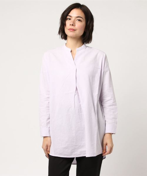 LBC(エルビーシー)の「コットンスキッパーチュニック(シャツ/ブラウス・レディース・その他27/ネイビー/ホワイト・MEDIUM/LARGE)」の10枚目の写真