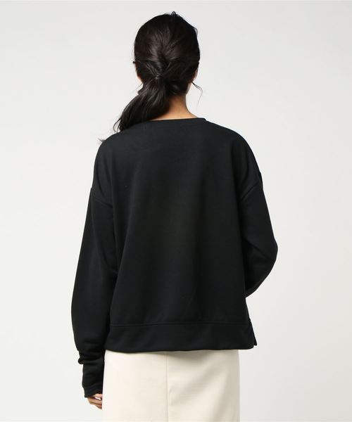 VENCEEXCHANGE（ヴァンスエクスチェンジ）の「VNCロゴロングスリーブトレーナー       （Tシャツ/カットソー・レディース・ホワイト/ブラック/アッシュグレー・MEDIUM）」の5枚目の写真