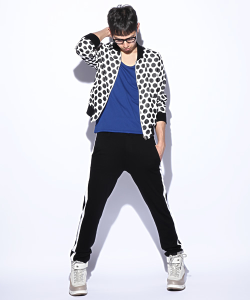 603（ロクマルサン）の「603　ドットMA-1（ブルゾン・メンズ・ホワイト/ブラック・40/42）」の14枚目の写真