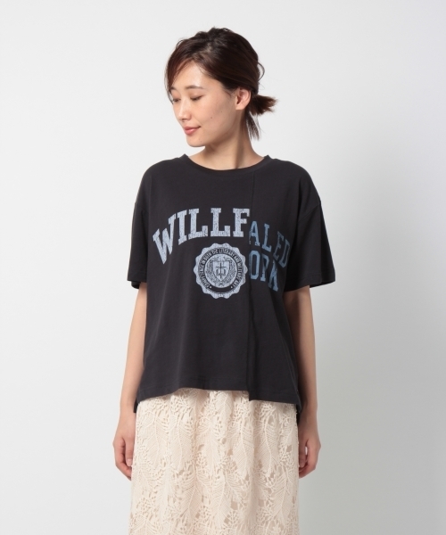 laboratory work（ラボラトリーワーク）の「リメイクタッチTシャツ（Tシャツ/カットソー・レディース・オフホワイト/ブラック/グリーン・MEDIUM）」の12枚目の写真