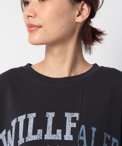 laboratory work（ラボラトリーワーク）の「リメイクタッチTシャツ（Tシャツ/カットソー・レディース・オフホワイト/ブラック/グリーン・MEDIUM）」の15枚目の写真