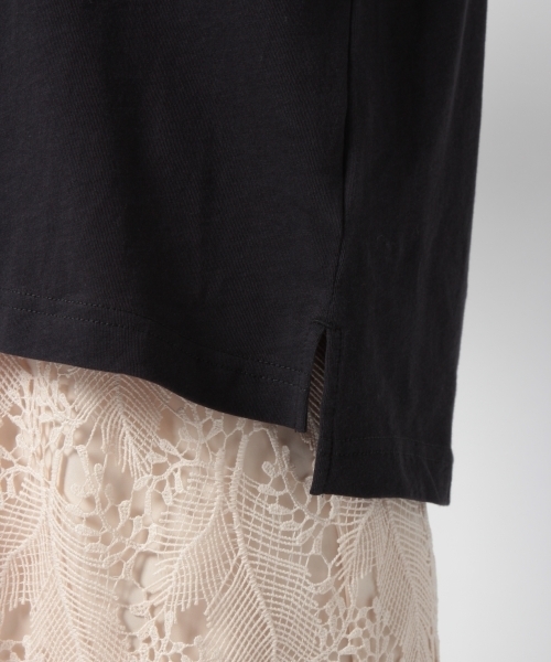 laboratory work（ラボラトリーワーク）の「リメイクタッチTシャツ（Tシャツ/カットソー・レディース・オフホワイト/ブラック/グリーン・MEDIUM）」の19枚目の写真