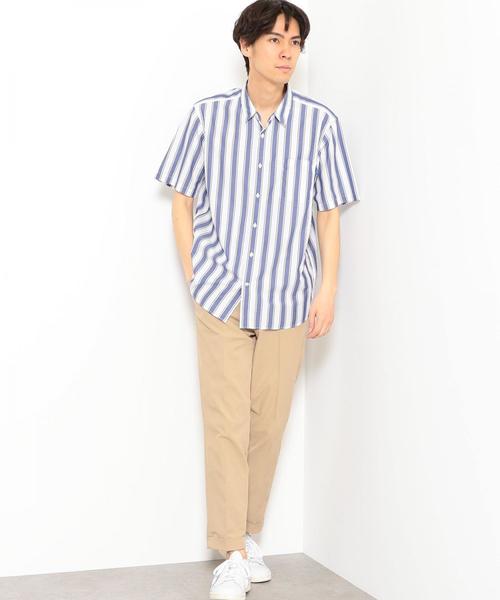 green label relaxing（グリーンレーベルリラクシング）の「NM ポリエステルツイル Wヘムナロー9分丈 アンクルパンツ（その他パンツ・メンズ・ブラック/ベージュ/ネイビー・L/S/M/XL）」の20枚目の写真