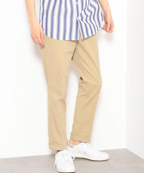 green label relaxing（グリーンレーベルリラクシング）の「NM ポリエステルツイル Wヘムナロー9分丈 アンクルパンツ（その他パンツ・メンズ・ブラック/ベージュ/ネイビー・L/S/M/XL）」の10枚目の写真