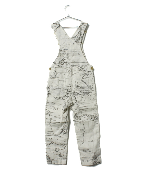 CIAOPANIC TYPY（チャオパニックティピー）の「KID'S MAPプリントサロペット（サロペット/オーバーオール・キッズ・ホワイト・85/105/125）」の2枚目の写真