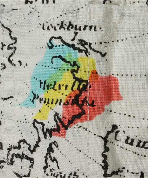 CIAOPANIC TYPY（チャオパニックティピー）の「KID'S MAPプリントサロペット（サロペット/オーバーオール・キッズ・ホワイト・85/105/125）」の6枚目の写真