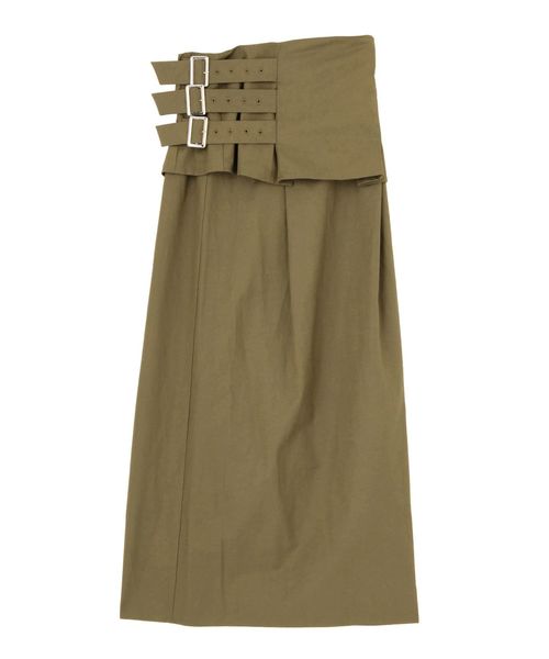 MURUA（ムルーア）の「2wayアタッチベルトスカート（スカート・レディース・ブラック/ベージュ/カーキ/キャメル・2/1）」の14枚目の写真