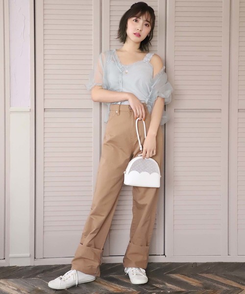 one after another NICE CLAUP(ワンアフターアナザーナイスクラップ)の「サーマルキャミ(キャミソール・レディース・グレー/オフホワイト/ホワイト系その他/ベージュ系その他・FREE)」の11枚目の写真