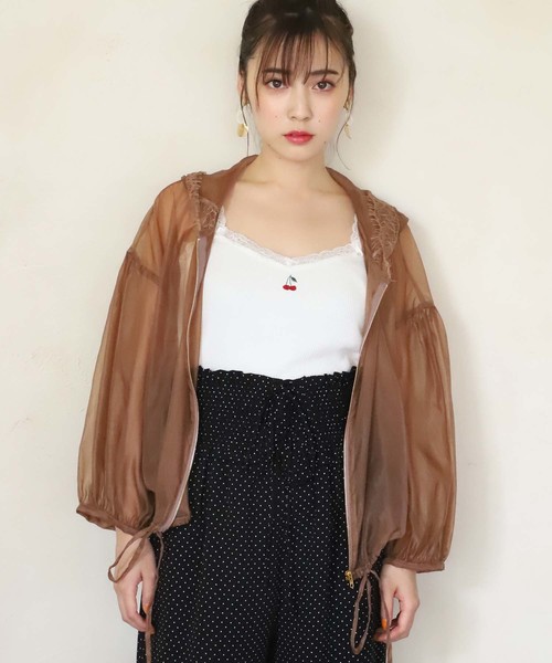 one after another NICE CLAUP(ワンアフターアナザーナイスクラップ)の「サーマルキャミ(キャミソール・レディース・グレー/オフホワイト/ホワイト系その他/ベージュ系その他・FREE)」の15枚目の写真