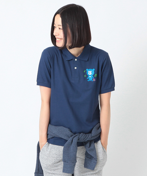 BEAMS T(ビームスティー)の「The Wonderful! design works. / BAG BEAR POLO(ポロシャツ・メンズ・ブラック系その他/ピンク/インディゴブルー・X-SMALL/SMALL/MEDIUM/LARGE)」の3枚目の写真
