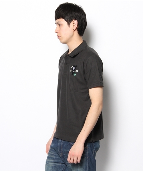 BEAMS T(ビームスティー)の「The Wonderful! design works. / BAG BEAR POLO(ポロシャツ・メンズ・ブラック系その他/ピンク/インディゴブルー・X-SMALL/SMALL/MEDIUM/LARGE)」の5枚目の写真