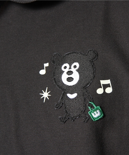 BEAMS T(ビームスティー)の「The Wonderful! design works. / BAG BEAR POLO(ポロシャツ・メンズ・ブラック系その他/ピンク/インディゴブルー・X-SMALL/SMALL/MEDIUM/LARGE)」の9枚目の写真