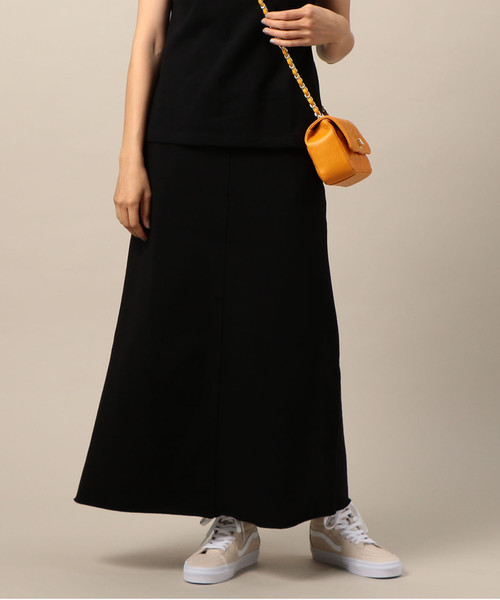 BEAUTY&YOUTH UNITED ARROWS(ビューティーアンドユースユナイテッドアローズ)の「BY ヘビーコットン裏毛マキシスカート о(スカート・レディース・モカ/ブラック/ナチュラル・FREE)」の2枚目の写真