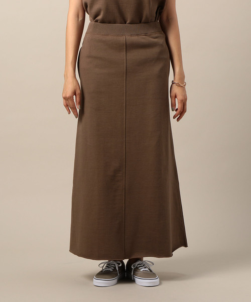 BEAUTY&YOUTH UNITED ARROWS(ビューティーアンドユースユナイテッドアローズ)の「BY ヘビーコットン裏毛マキシスカート о(スカート・レディース・モカ/ブラック/ナチュラル・FREE)」の8枚目の写真