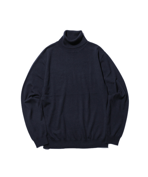 MR.OLIVE（ミスターオリーブ）の「14G SILKET WOOL KNIT / STANDARD TURTLE NECK SWEATER（ニット/セーター・メンズ・ブラック/ネイビー/ブラウン・SMALL/MEDIUM/LARGE）」の9枚目の写真