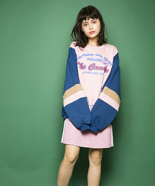 Candy Stripper（キャンディストリッパー）の「BE FINE SWITCHED スウェット（Tシャツ/カットソー・レディース・ブラック/グリーン/ネイビー・2）」の3枚目の写真