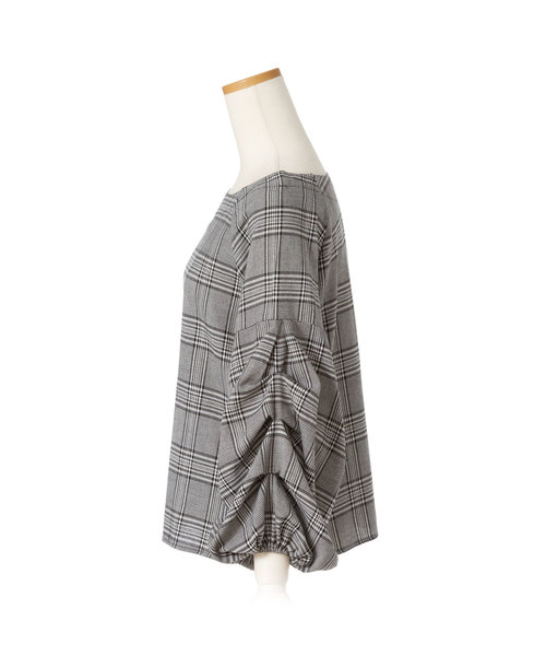 夢展望（ユメテンボウ）の「ボリュームタックスリーブピーチブラウス（シャツ/ブラウス・レディース・テラコッタ/ボルドー/その他/ホワイト/ブルー系その他/ブラック/ベージュ・LARGE/MEDIUM）」の10枚目の写真