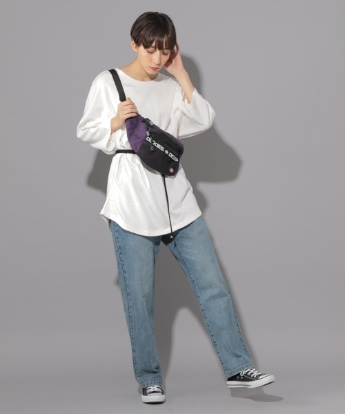 PAGEBOY（ページボーイ）の「ドルマンチュニックカットソー（Tシャツ/カットソー・レディース・オフホワイト/ブラック/ダークブラウン/ダークパープル・FREE）」の5枚目の写真