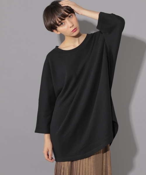 PAGEBOY（ページボーイ）の「ドルマンチュニックカットソー（Tシャツ/カットソー・レディース・オフホワイト/ブラック/ダークブラウン/ダークパープル・FREE）」の19枚目の写真