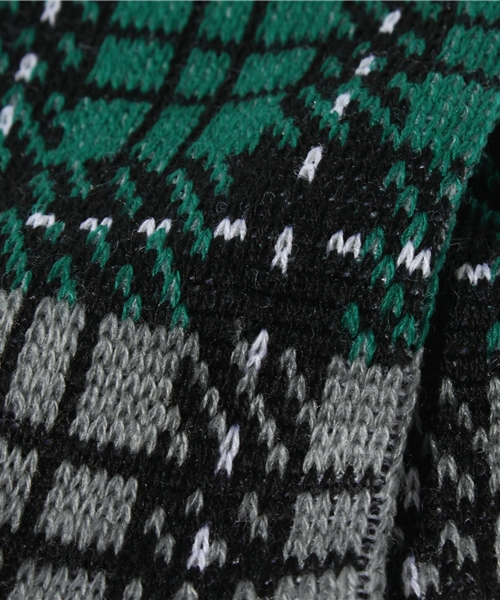 MIDWEST（ミッドウエスト）の「ANREALAGE　チェック柄ソックス（ソックス/靴下・メンズ・グリーン/ローズ・FREE）」の5枚目の写真