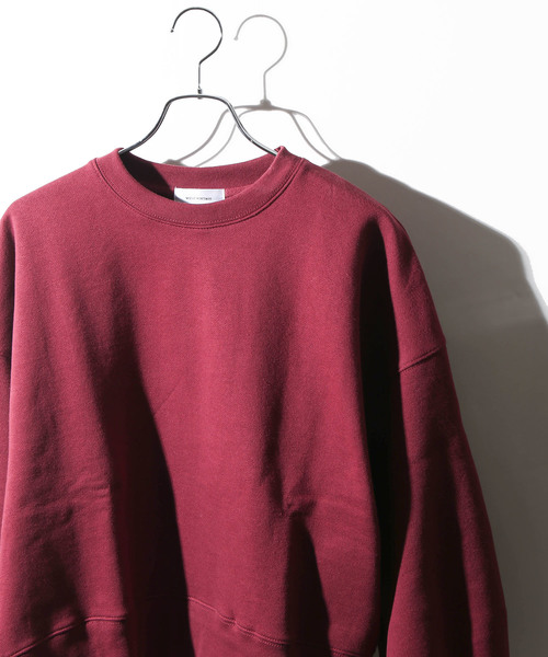 WEGO（ウィゴー）の「WEGO VINTAGE/ヘビーウェイトクロップドスウェット（スウェット・レディース・ブラック/ダークグリーン/ダークブラウン/オフホワイト/杢グレー/ワイン/グリーン系その他/ライトパープル/ライトベージュ・FREE）」の9枚目の写真
