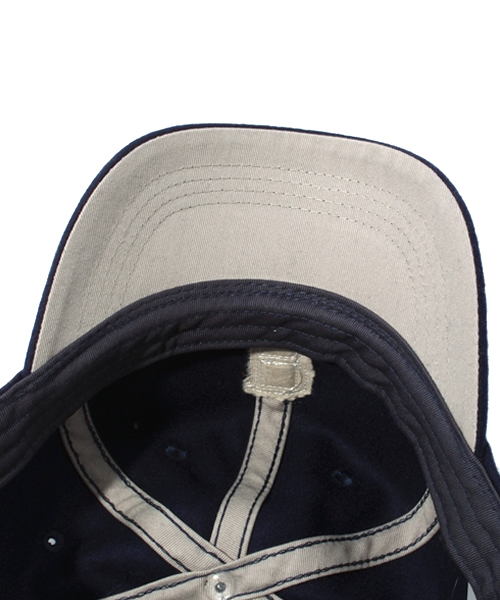 BEAMS(ビームス)の「□BEAMS / メルトン ワッペン ベースボールキャップ(キャップ・メンズ・グレー/ネイビー/その他1・ONE SIZE)」の9枚目の写真