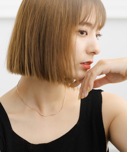 箱付き✨️ PREEK Silver 925 チョーカー ネックレス ゴールド silver925】チョーカーネックレス（プレーンタイプ