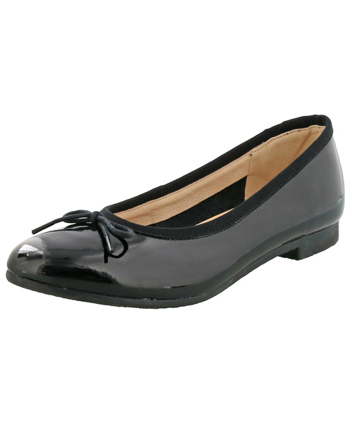 ENあしながおじさん（エンアシナガオジサン）の「〈ENあしながおじさん〉 バレエシューズ（バレエシューズ・レディース・ブラック/プラチナム/オレンジ/クリアブラック/ブラウン/ワインレッド・24.5cm/23.0cm/23.5cm/24.0cm/22.5cm）」の12枚目の写真