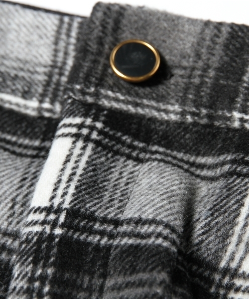 VIS（ビス）の「シャギーチェックショートパンツ（その他パンツ・レディース・ローズ/ブラック/ベージュ・MEDIUM/LARGE/SMALL）」の10枚目の写真