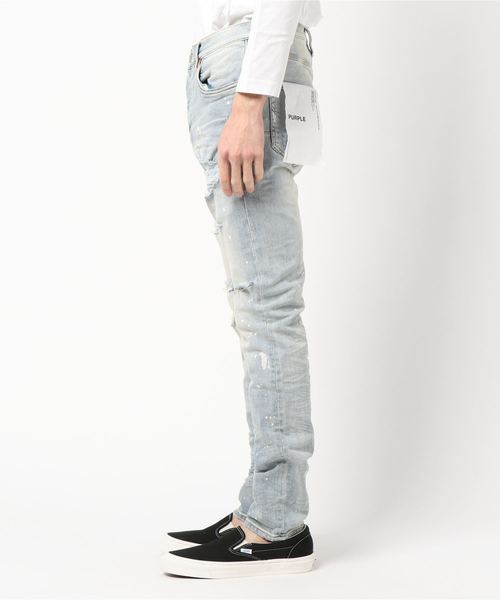 ADAM ET ROPE'(アダムエロペ)の「PURPLE SLIM JEANS(その他パンツ・メンズ・ブルー・M/X-SMALL/S)」の3枚目の写真