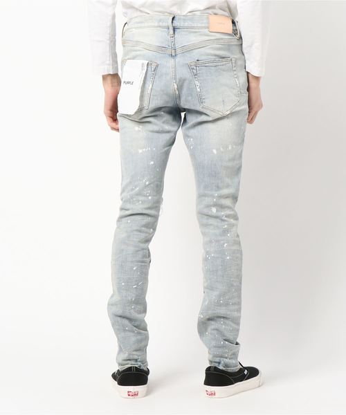 ADAM ET ROPE'(アダムエロペ)の「PURPLE SLIM JEANS(その他パンツ・メンズ・ブルー・M/X-SMALL/S)」の2枚目の写真