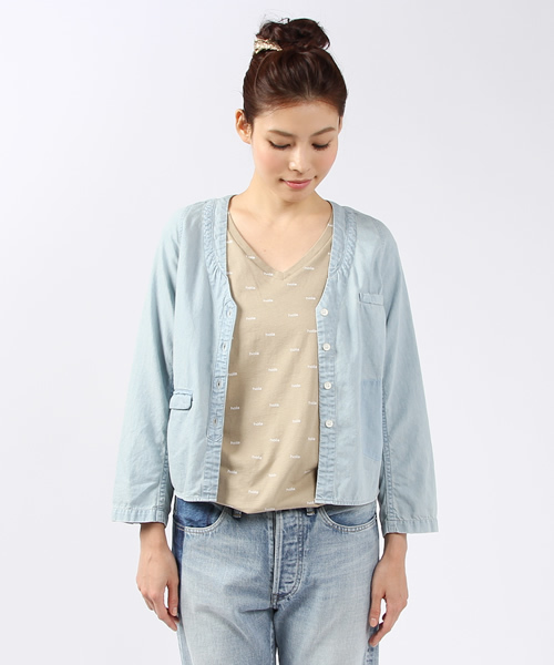 ARCHI（アーキ）の「NOGAL SHIRT（シャツ/ブラウス・レディース・ライトブルー・SMALL/MEDIUM）」の5枚目の写真