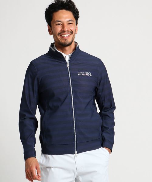 セール 吸水速乾 Adabat アダバット のブルゾン ブルゾン シャドーボーダー 吸水速乾 アウター Adabat アダバット のファッション 薄手 メンズ ブルゾン