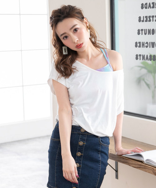 Newlyme（ニューリーミー）の「バッククロスキャミソール（キャミソール・レディース・グレー/カーキ/その他/ホワイト/ネイビー/ブラック/レッド/ピンク/ブラック×ホワイト/モカ・MEDIUM/SMALL/LARGE/X-LARGE/XX-LARGE）」の17枚目の写真