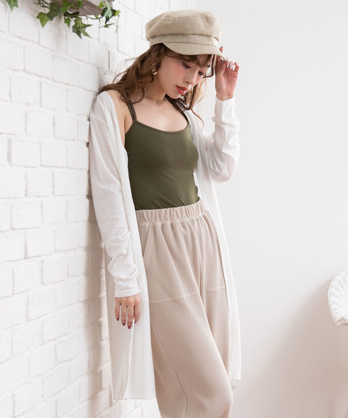 Newlyme（ニューリーミー）の「バッククロスキャミソール（キャミソール・レディース・グレー/カーキ/その他/ホワイト/ネイビー/ブラック/レッド/ピンク/ブラック×ホワイト/モカ・MEDIUM/SMALL/LARGE/X-LARGE/XX-LARGE）」の19枚目の写真