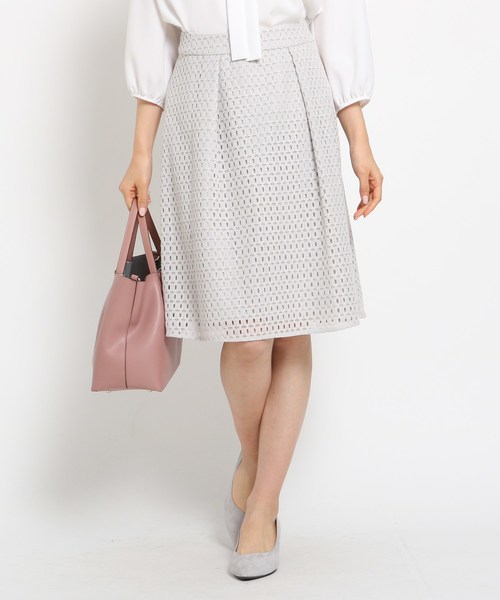 洗える ジオメレーススカート