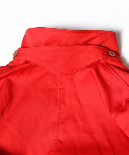 Ray BEAMS（レイビームス）の「BEAVER / ステンカラーコート（ステンカラーコート・レディース・ベージュ/レッド/ネイビー・34/36）」の14枚目の写真